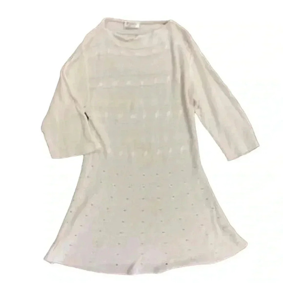 Putorti Knit Sweater Dress Off White  Size XL - Picture 5 of 7
